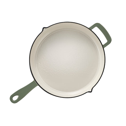 10 Inch Cast Iron Enameled Frying Pan